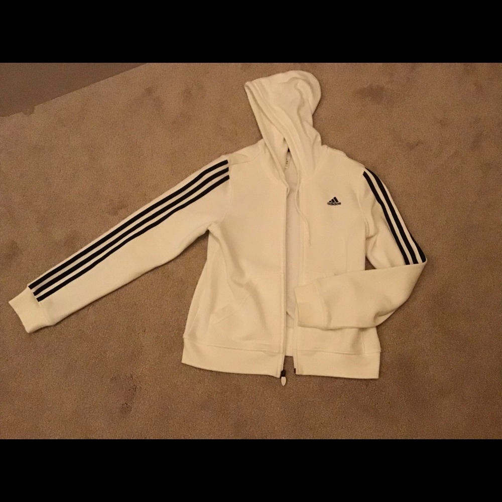 White adidas jacket